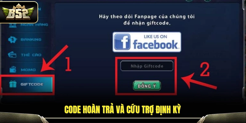 Mã hoàn tiền và hỗ trợ thua lỗ theo chu kỳ