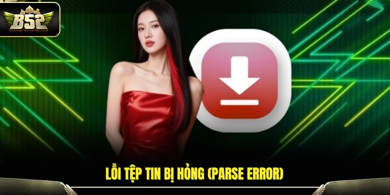 Sự cố file cài đặt không hợp lệ